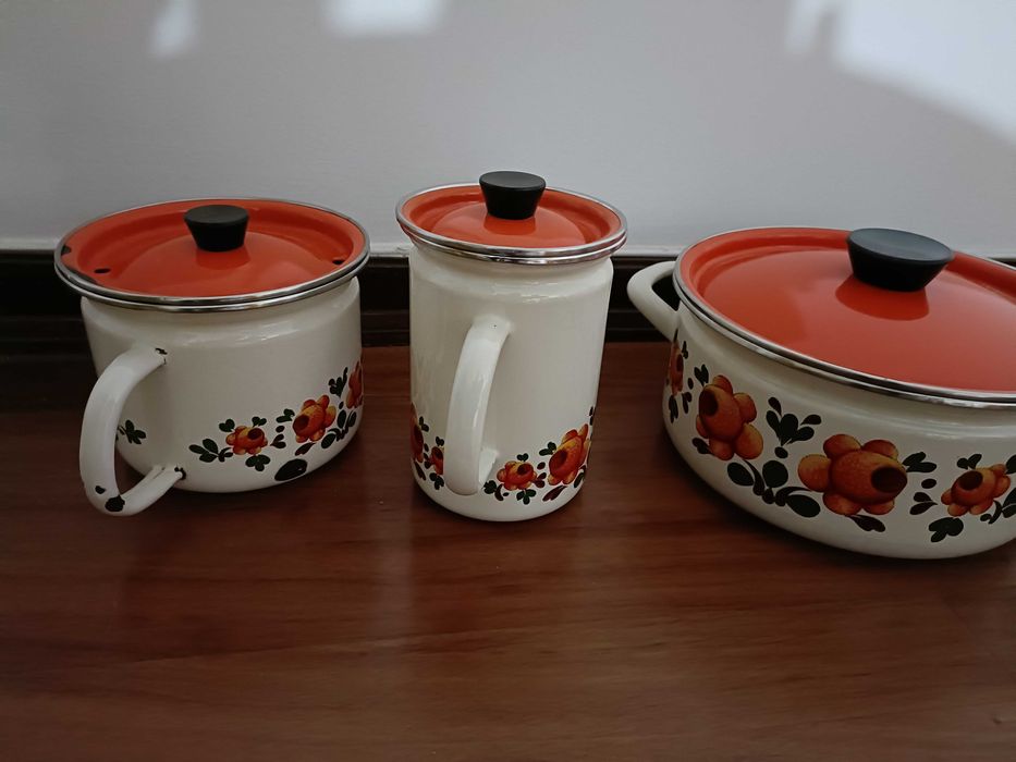 panelas esmaltadas, lote