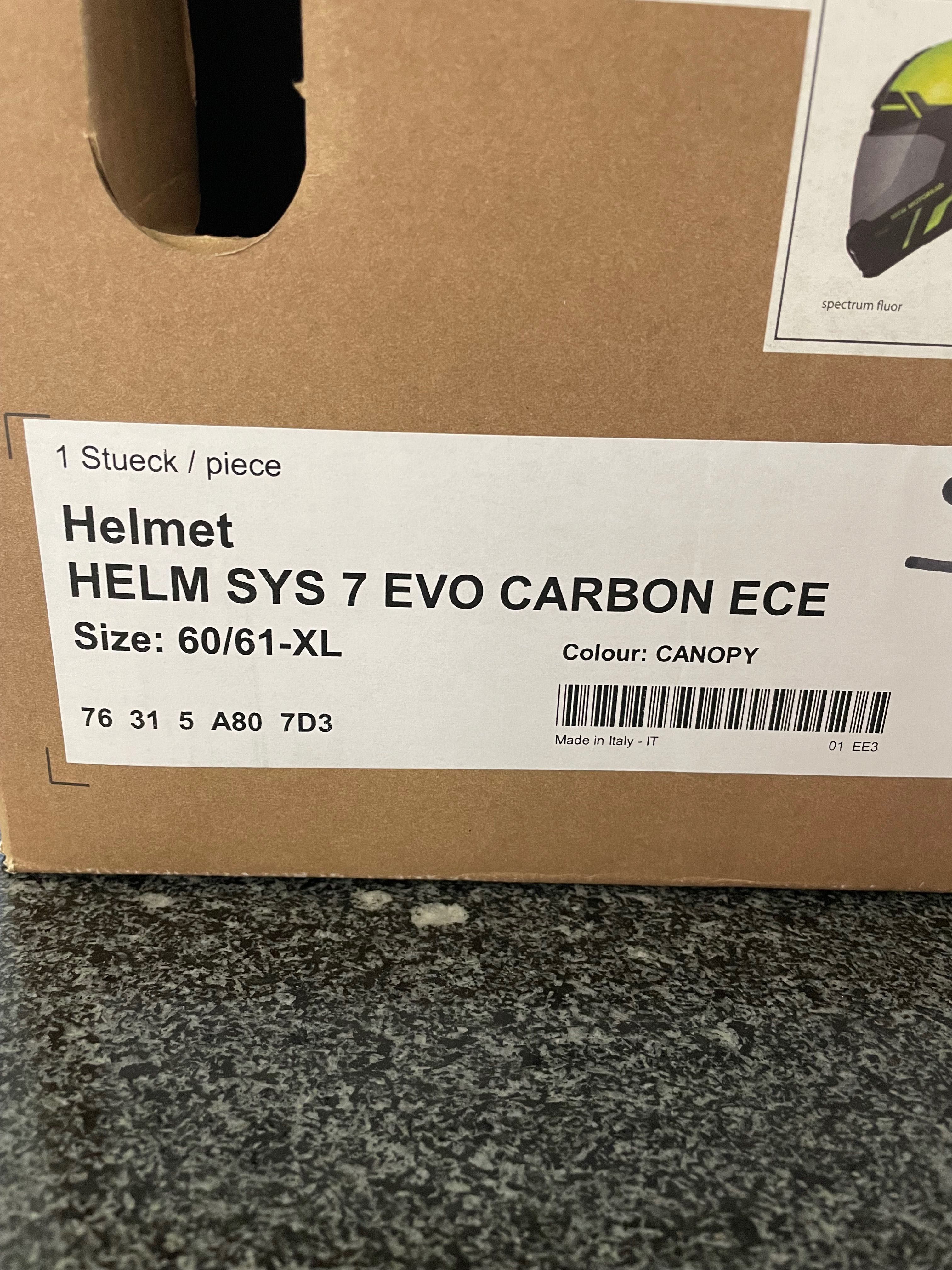 Capacete Modular BMW System 7 Evo Carbon - Canopy