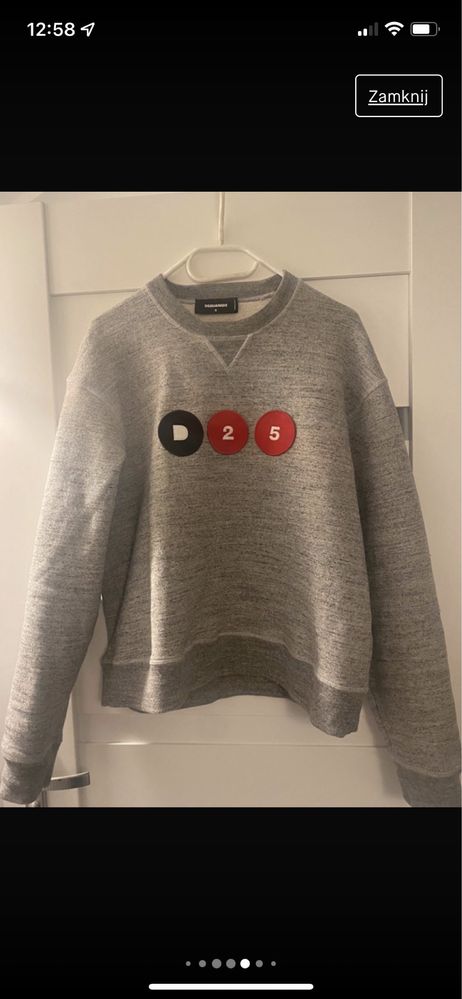 Dsquared2 dres komplet oryginalny