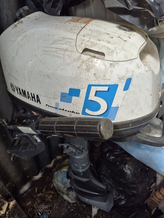 Łódź wędkarska plus silnik yamaha 5