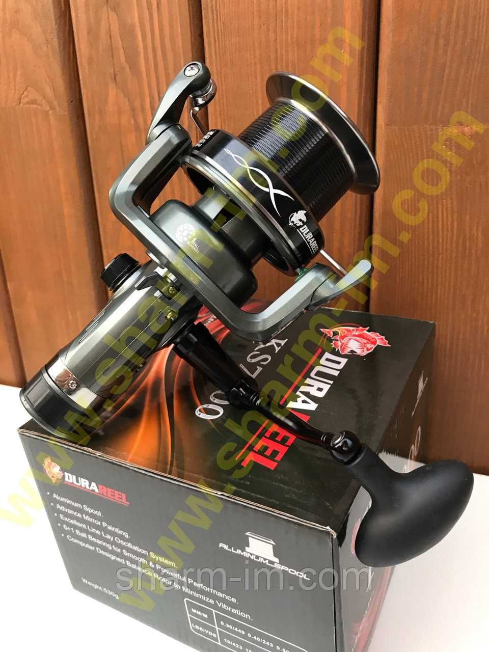 Карповая катушка Durareel KS 7000 (6+1 bb) с Байтранером