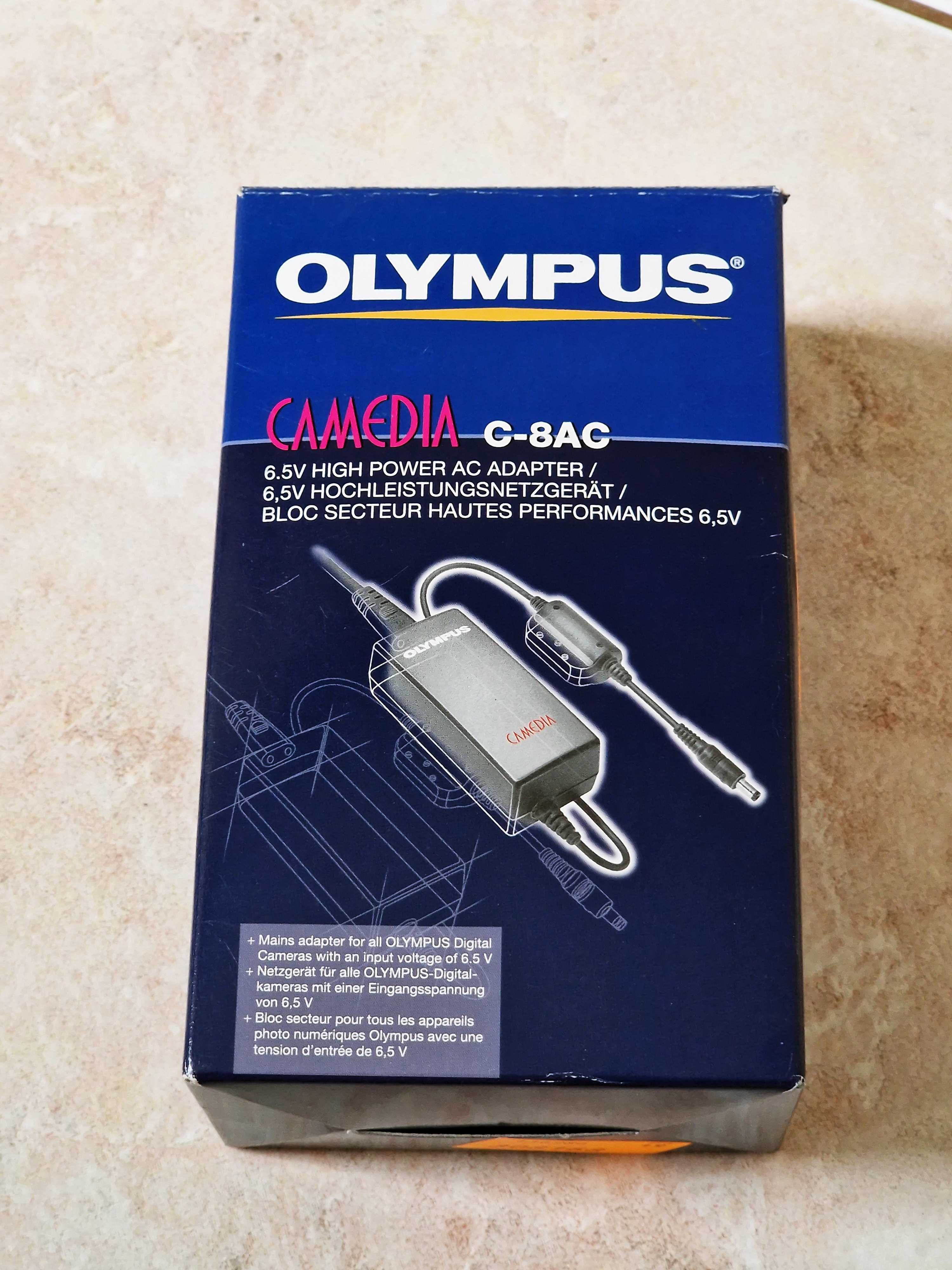 Zasilacz sieciowy oryginalny  OLYMPUS  C - 8 AC       6,5 V   NOWY