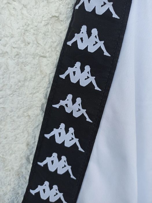 Шорти Kappa чоловічі білі капа з лампасами