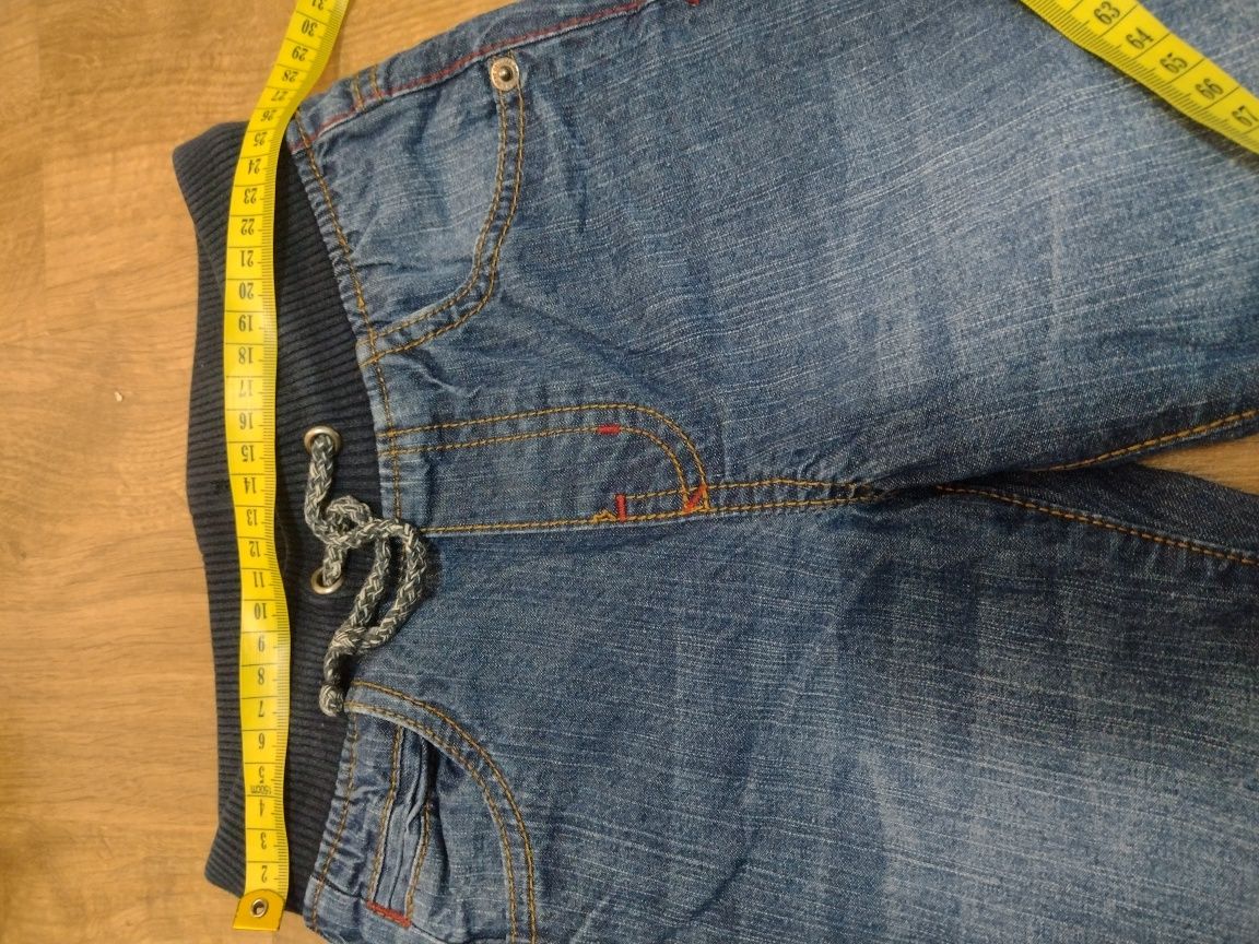 Spodnie jeans na gumce Zara 110