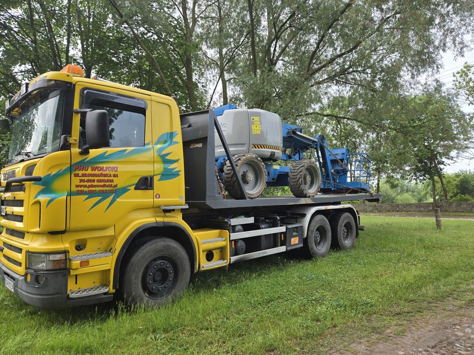Usługi dźwigowe 55T Hds 12ton  podnośnik koszowy   hds walec kontenery