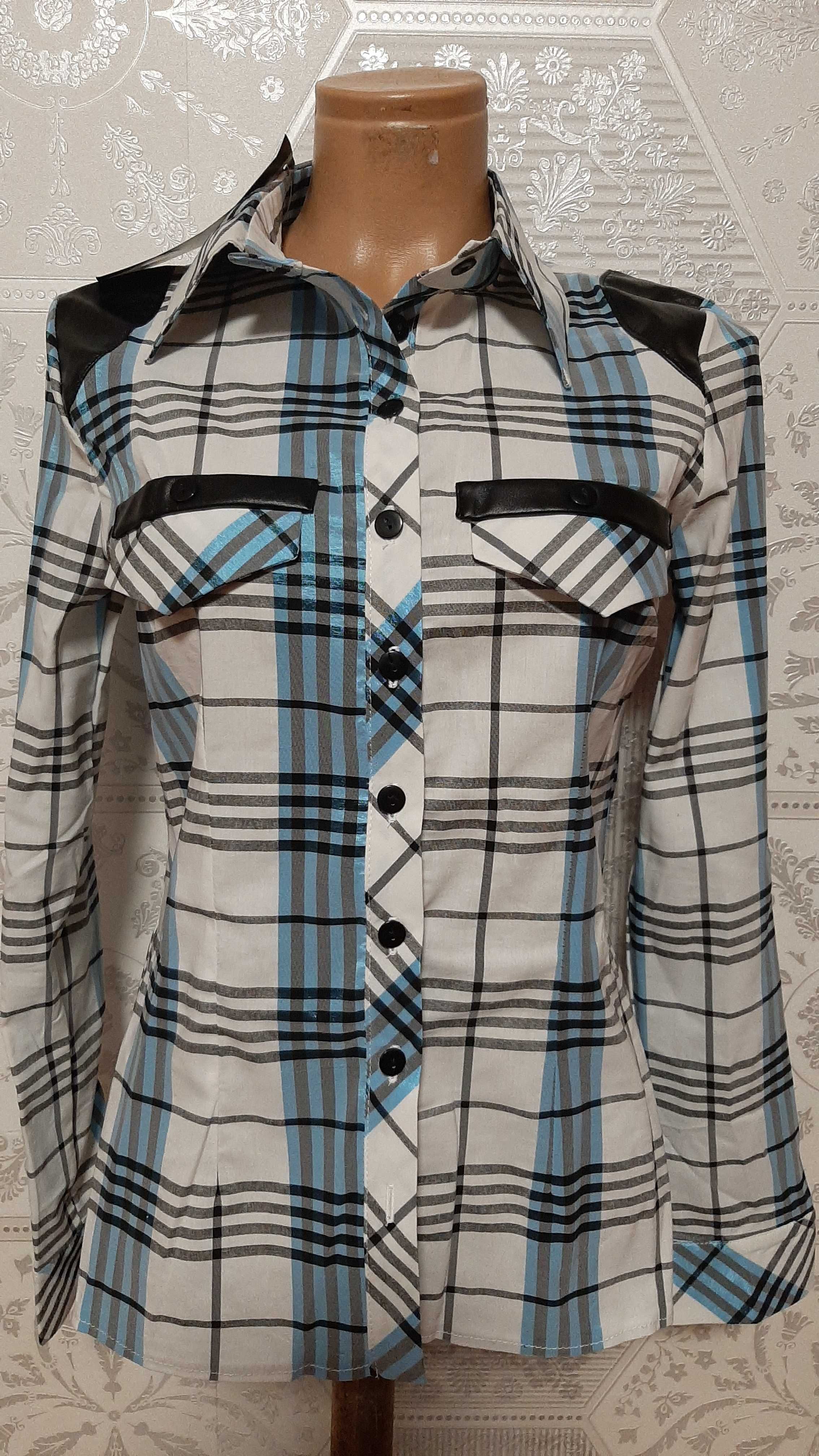 Рубашка, блуза женская с длинным и коротким рукавом, 44-46р, одна цена