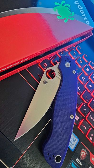 Spyderco Military 2 Dark Blue G-10 S110V