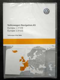 DISCOVER MEDIA Nawigacja Volkswagen Mapa Europy (V10) KARTA SD FOLIA