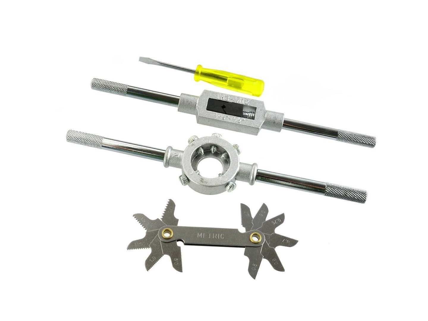 Komplet 32 szt. GWINTOWNIKI I NARZYNKI M3-M12 2221