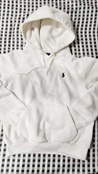 Bluza Ralph Lauren biała kaptur