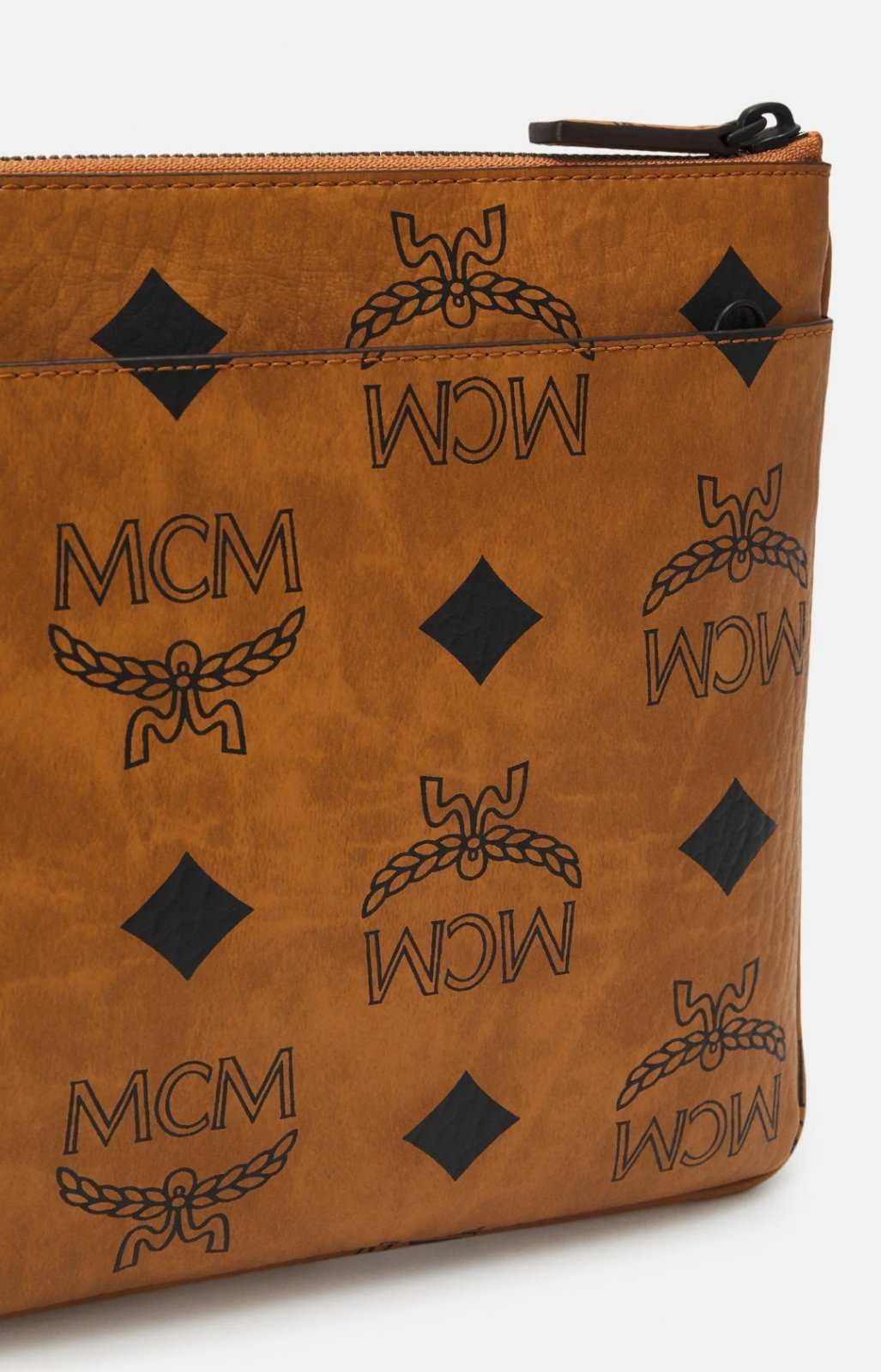 Skórzana torba MCM Aren Visetos oryginalny