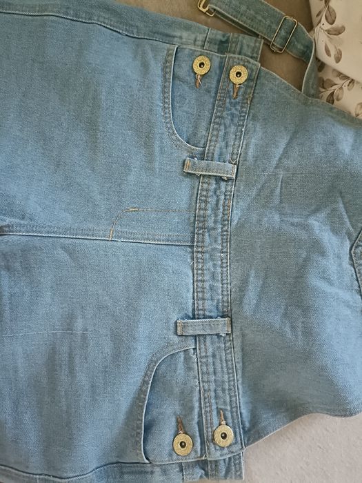 Ogrodniczki jeansowe 42 rozmiar z metki 14