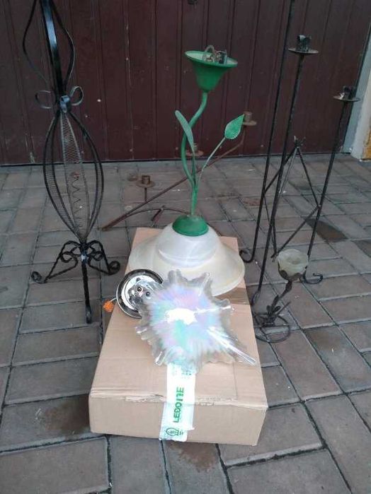 Stare lampy, żyrandole, świeczniki i inne PRL,