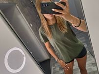 Tahirt khaki krotki rekaw