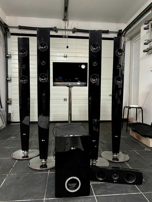 Home cinema kit de som cd-dvd LG