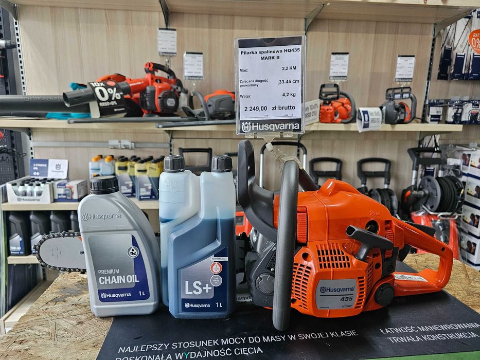 Pilarka spalinowa HUSQVARNA 435 II i inne