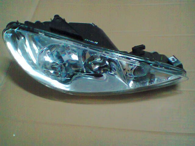 Faróis ópticas da frente novos peugeot 206 gti H7+H7