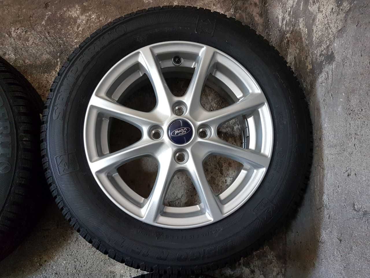 Nowe Felgi aluminiowe Ford R15 4x108 6JX15H2 ET 45 czujniki TPMS