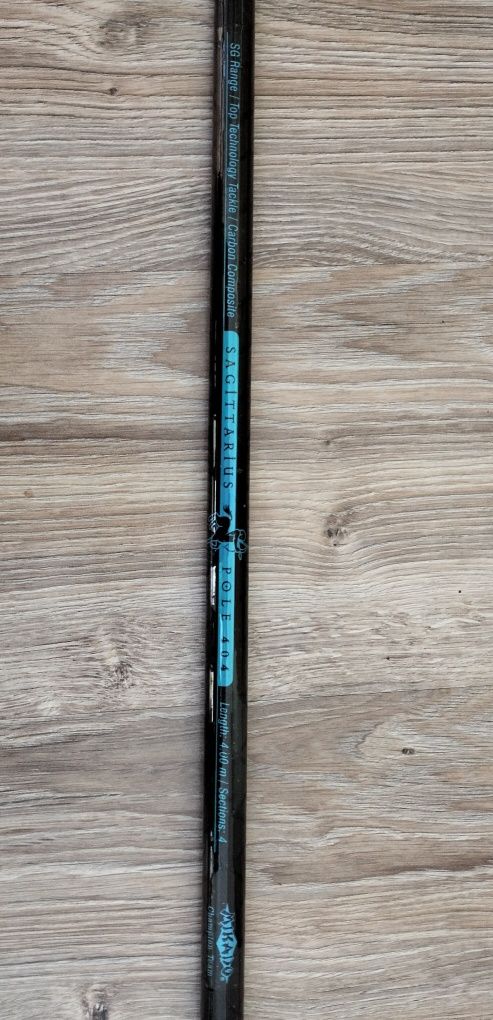 Wędka bat Mikado Sagittarius 4 metry dł. węgiel super!