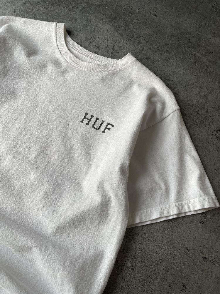 White Huf Tee Shirt