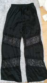 Piękne czarne spodnie piżamowe Guess damskie