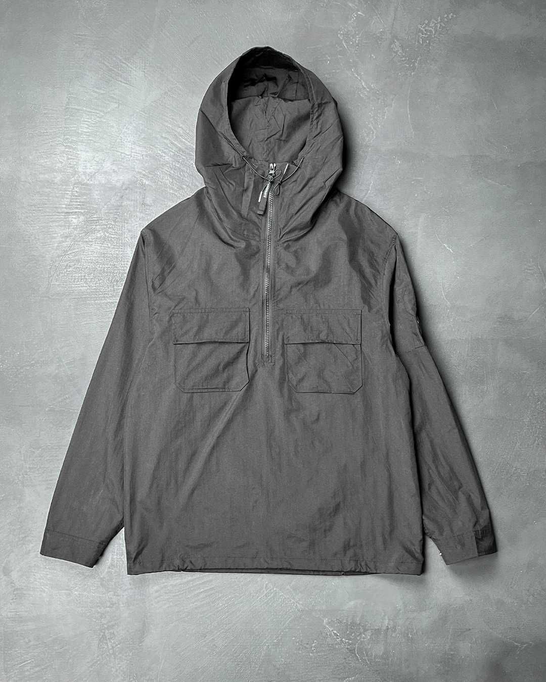 Анорак C.P. Company Nylon Arm Lens Hooded Overshirt Burnt Black