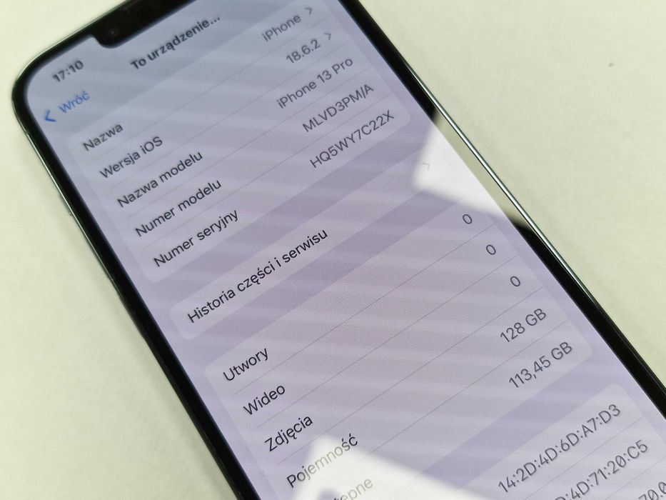 Iphone 13 PRO 128GB/ Sierra Blue/ Bat 77%/ Grade A-/ Gwarancja + ładow