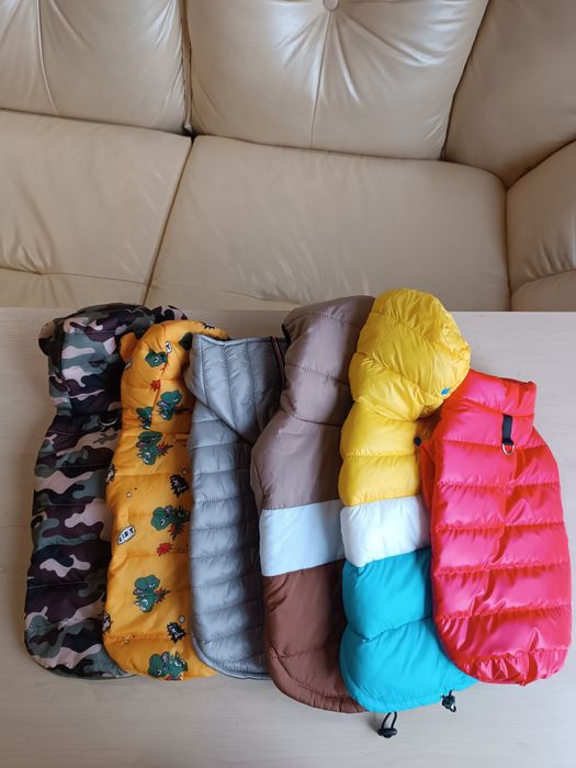 Осень курточки для собак новые на синтепоне