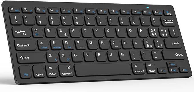 kbcase bezprzewodowa klawiatura bluetooth układ qwerty