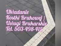 Układanie Kostki Brukowej/Usługi Koparką /Sprzedaż !Wolne Terminy!