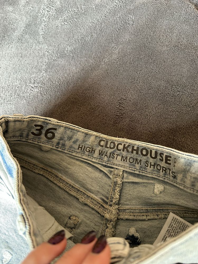 Женские джинсовые шорты clockhouse c&a