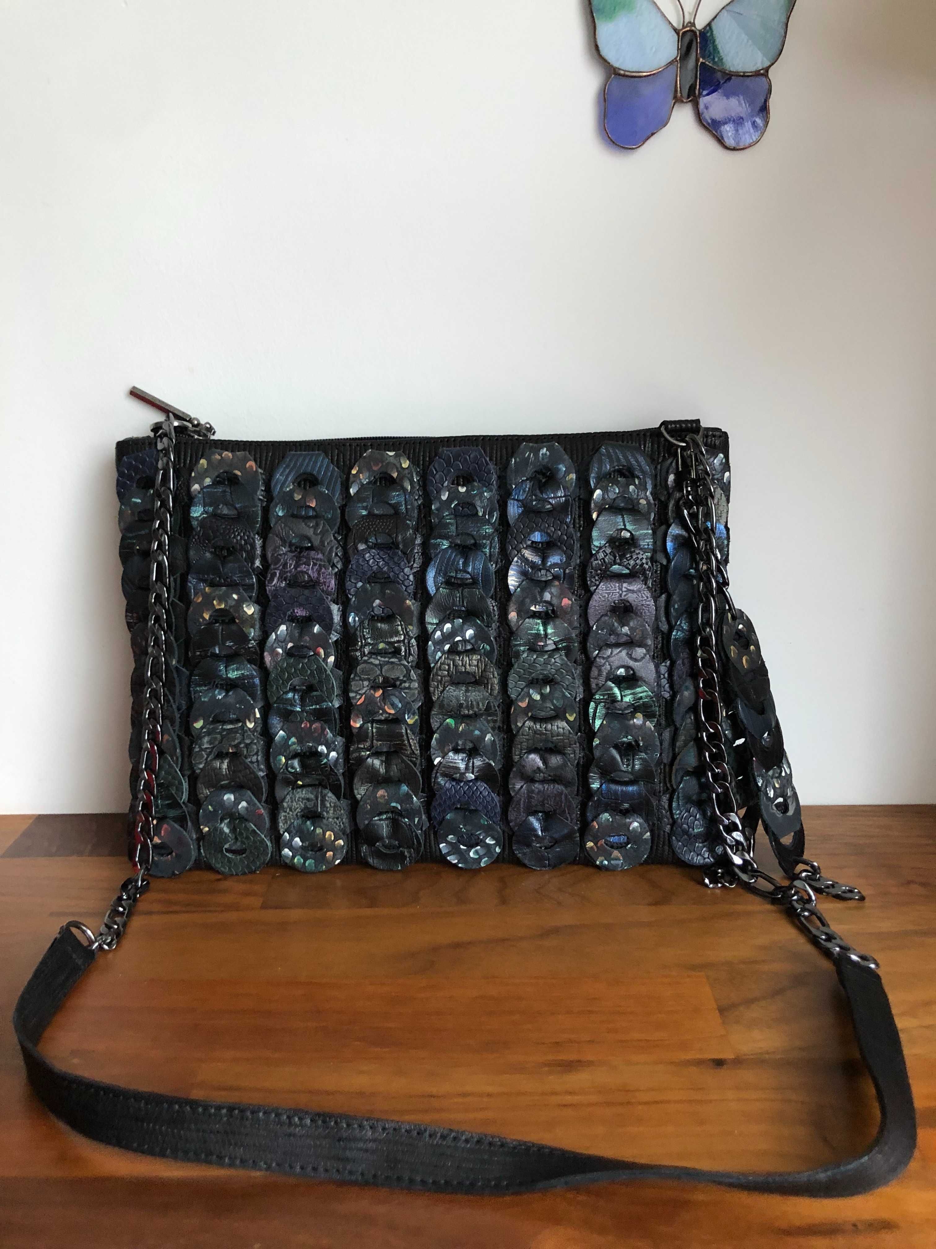 Wyjątkowa skórzana torebka firmy Etui Bags London unikat nowa