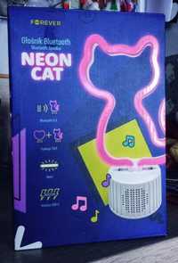 Głośnik bluetooth Neonowy kot