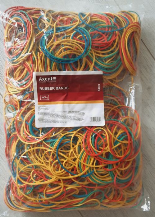 Резинки канцелярські 1кг/пачка