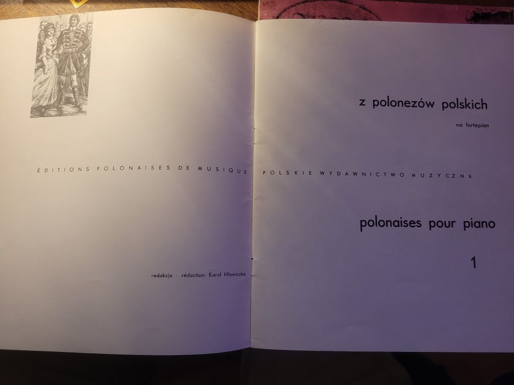 Nuty x 2 z polonezów polskich na fortepian cz.1 i 2 PWM 1978