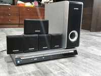 Kino domowe 5.1 Samsung, DVD, radio FM, zestaw głośników, subwoofer