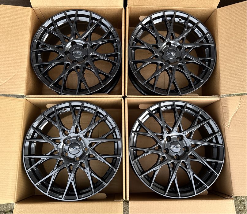 4x felgi aluminiowe NOWE 5x108 r18 et45 8J Alufelgi Oryginał DOTZ 18”