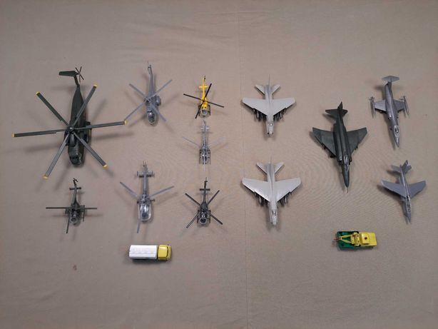 Kits de aviões e helicópteros escala 1:100