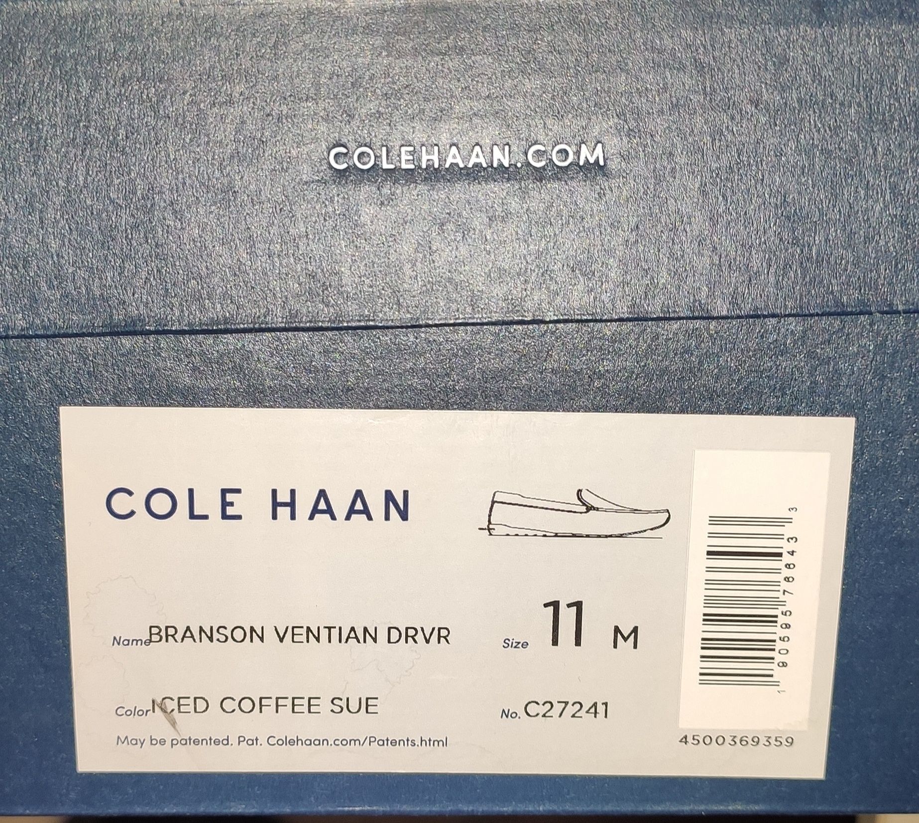 Мокасины кожанные замшевые Cole Haan, 45 р-р.