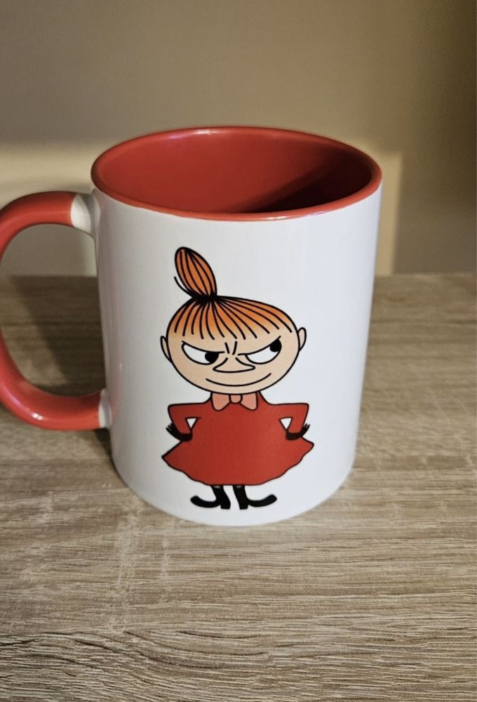 Kubek ceramiczny z Mała MI nowy 300 ml prezent kubek bajka