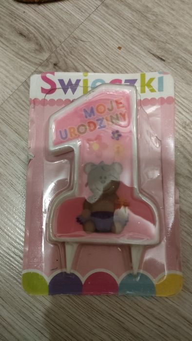 Świeczki urodzinowe, świeczka na roczek