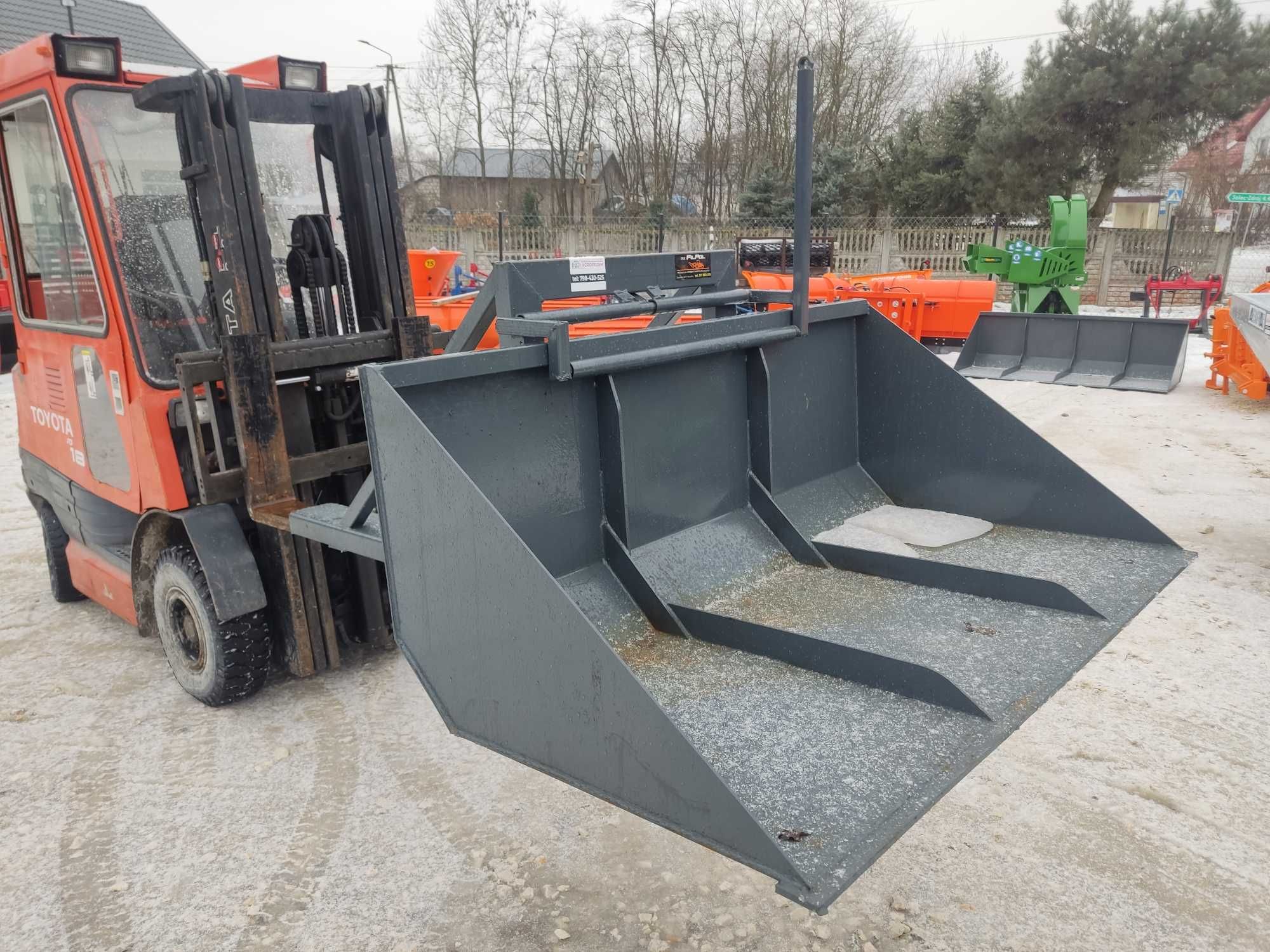 Łyzka wozka widłowego kiwadło  kiper mechaniczny