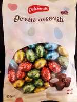 Шоколадні яйця цукерки Dolciando ovetti, Італія