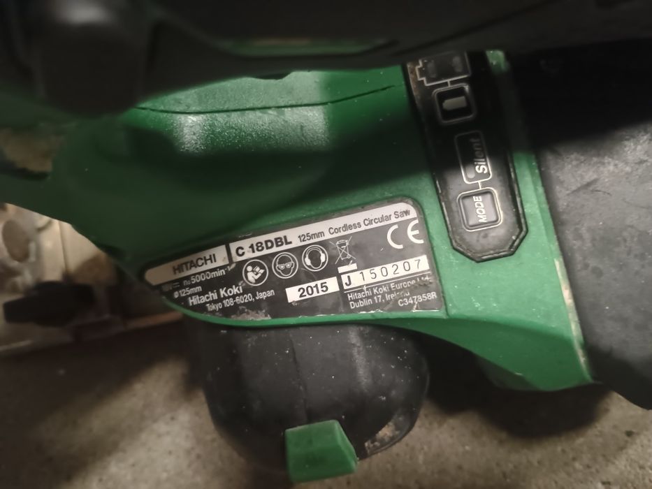 Pilarka tarczowa Hitachi C 18 DBL + Aku 18 V 5,0 ah