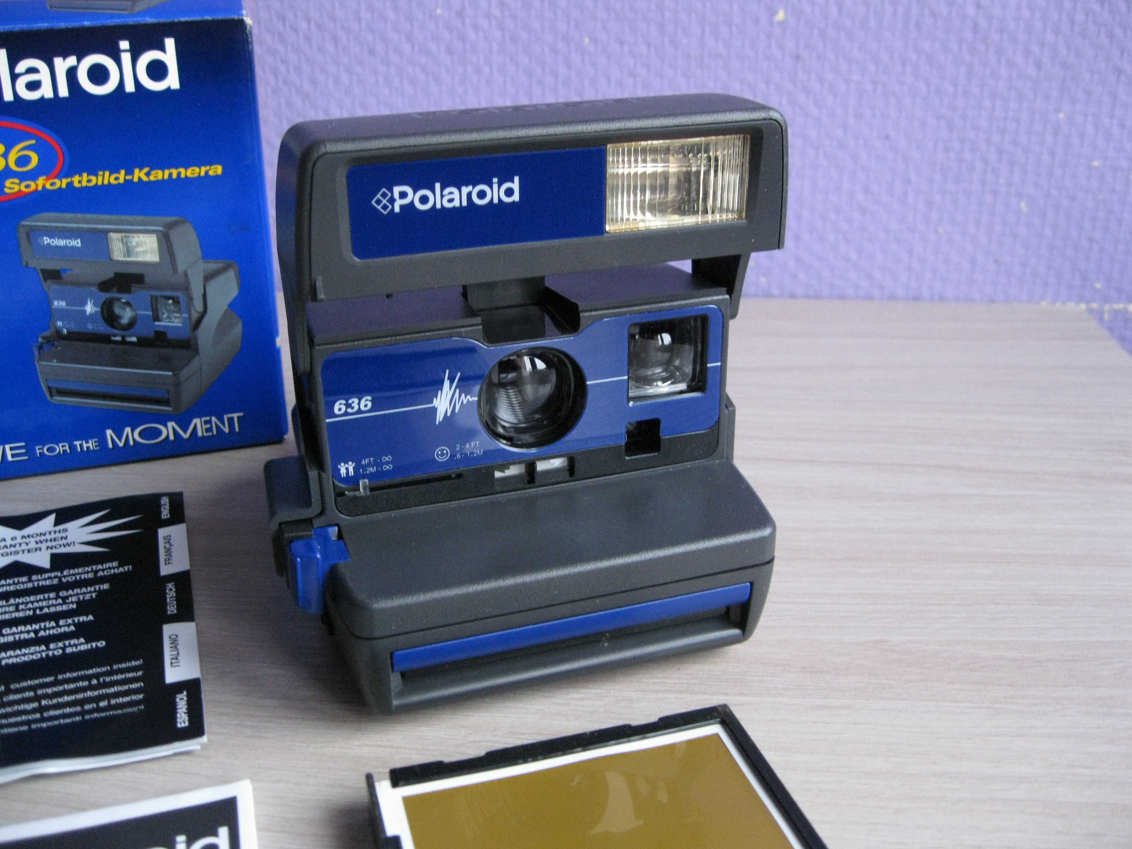 Polaroid 636 - aparat natychmiastowy nie używany