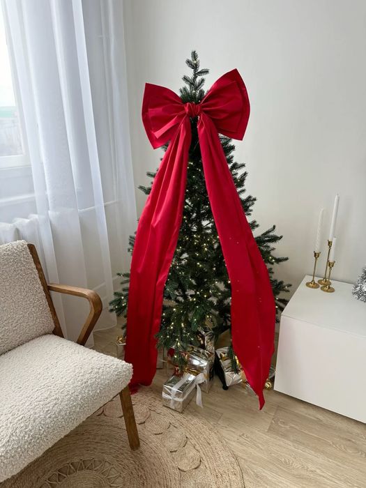 Бант на ялинку | Новорічний бант | Великий бант