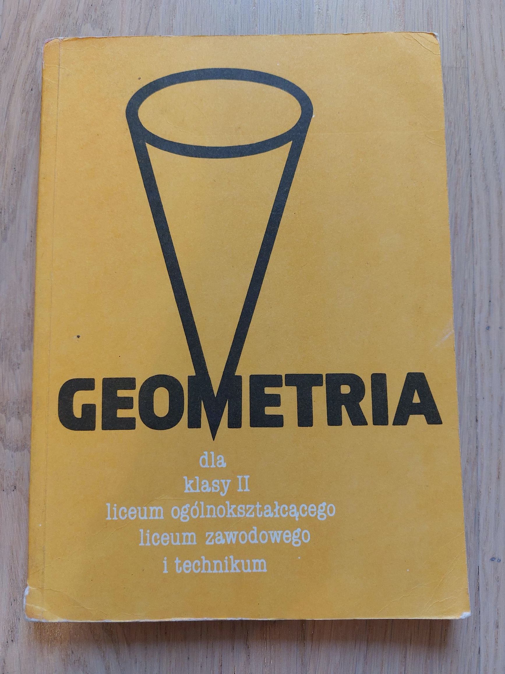 Geometria dla klasy II liceum, rok 1988