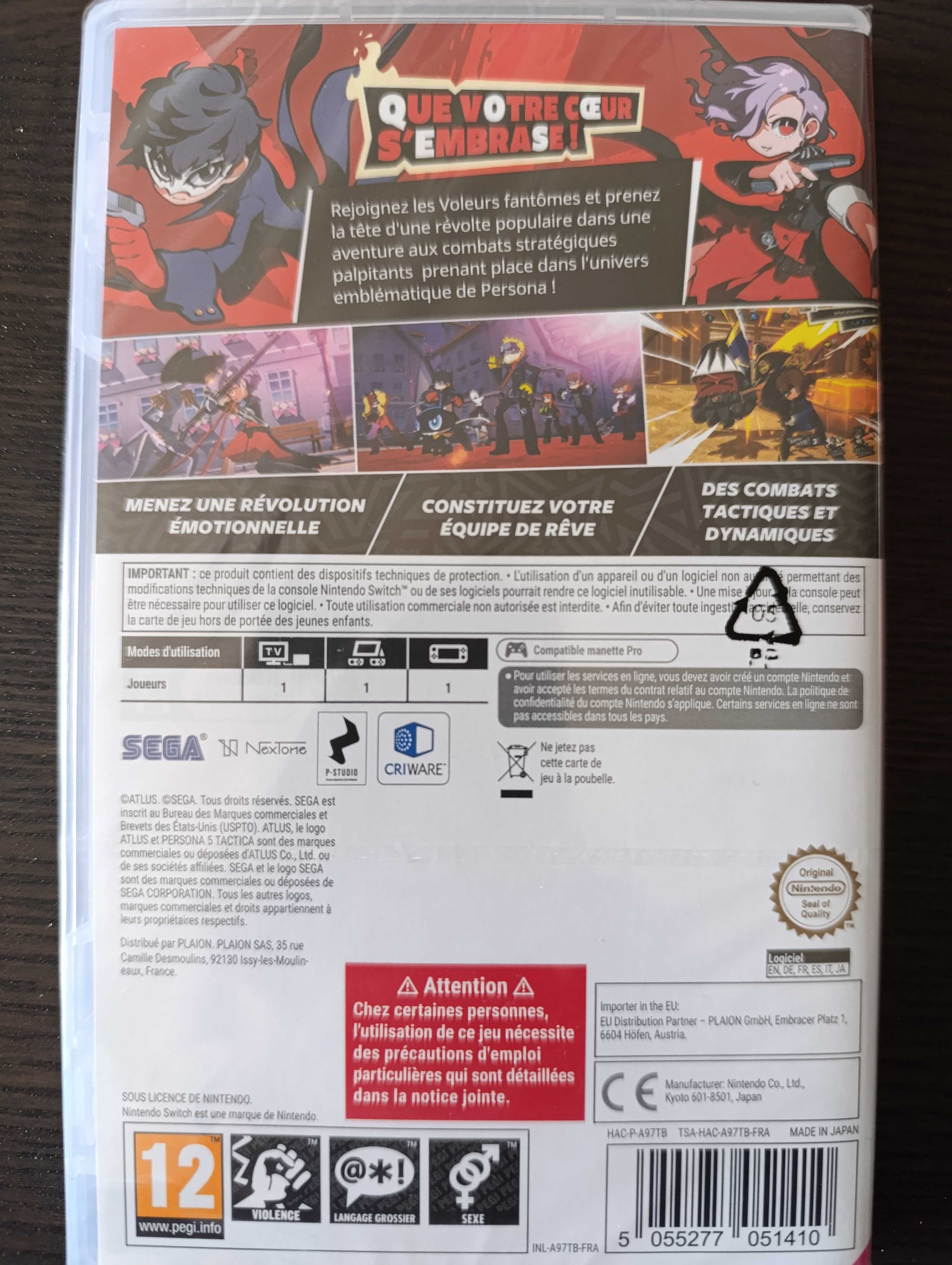 Persona 5 Tactica - Switch