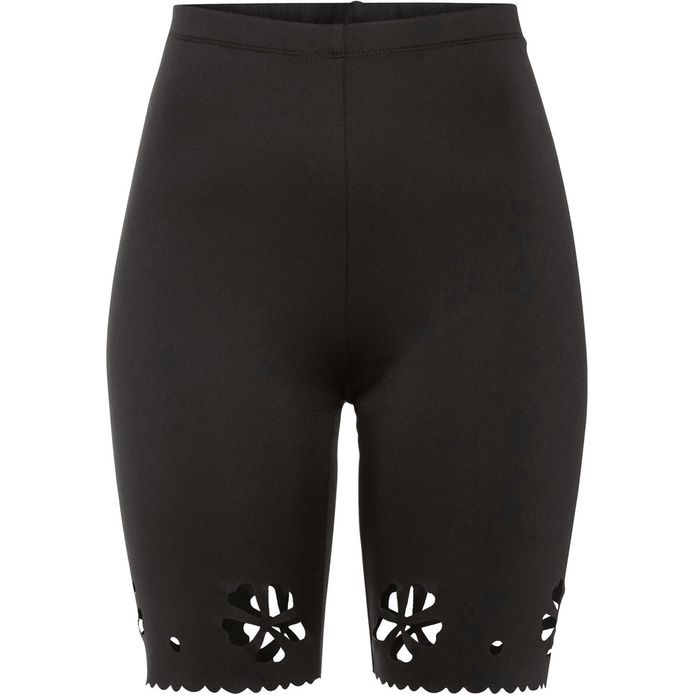 czarne spodenki biker ażur 32-34