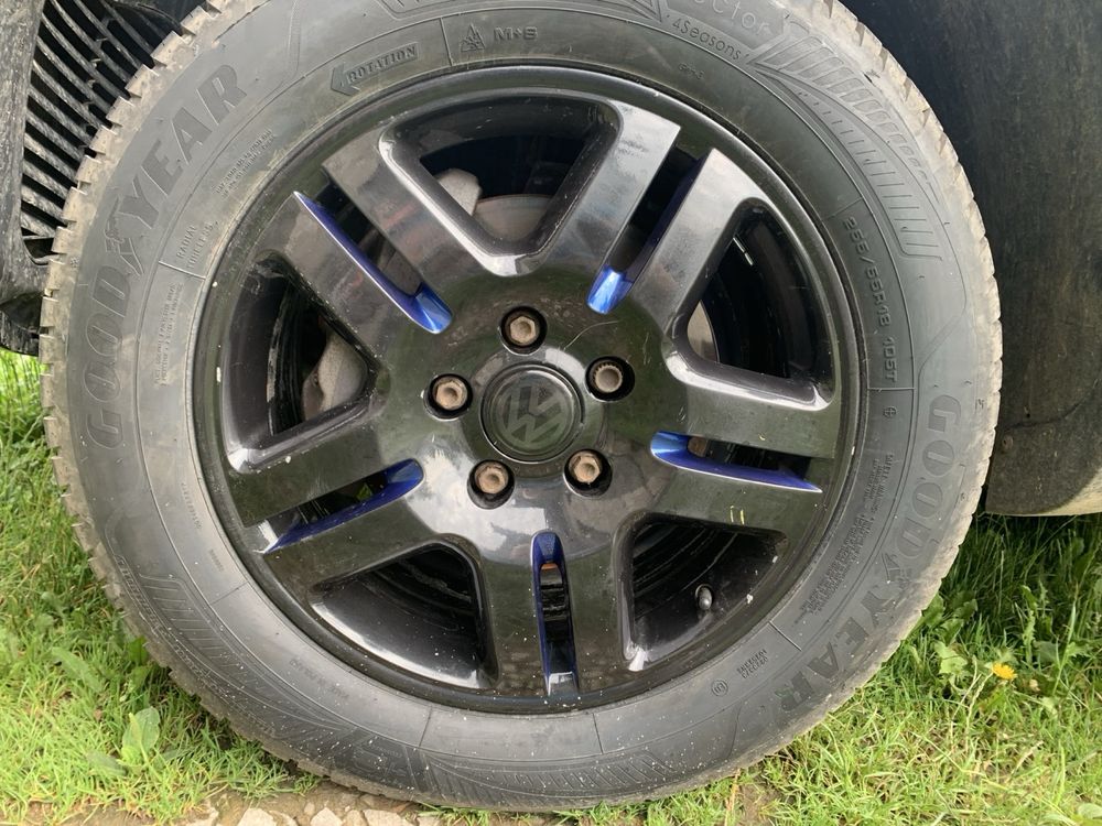 Нові всесезонні шини Goodyear R18 255/55 + диски Volkswagen 5x130